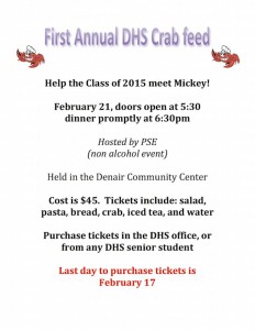 DHS 2015 Crab Feed Flyer