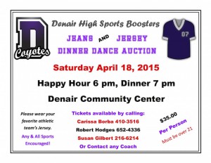 DHS Sports Boosters Jeans and Jersey Flyer