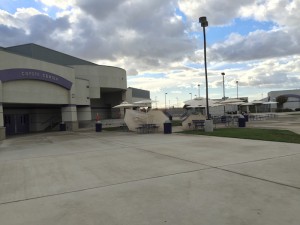 Tumbled tables Denair Middle School