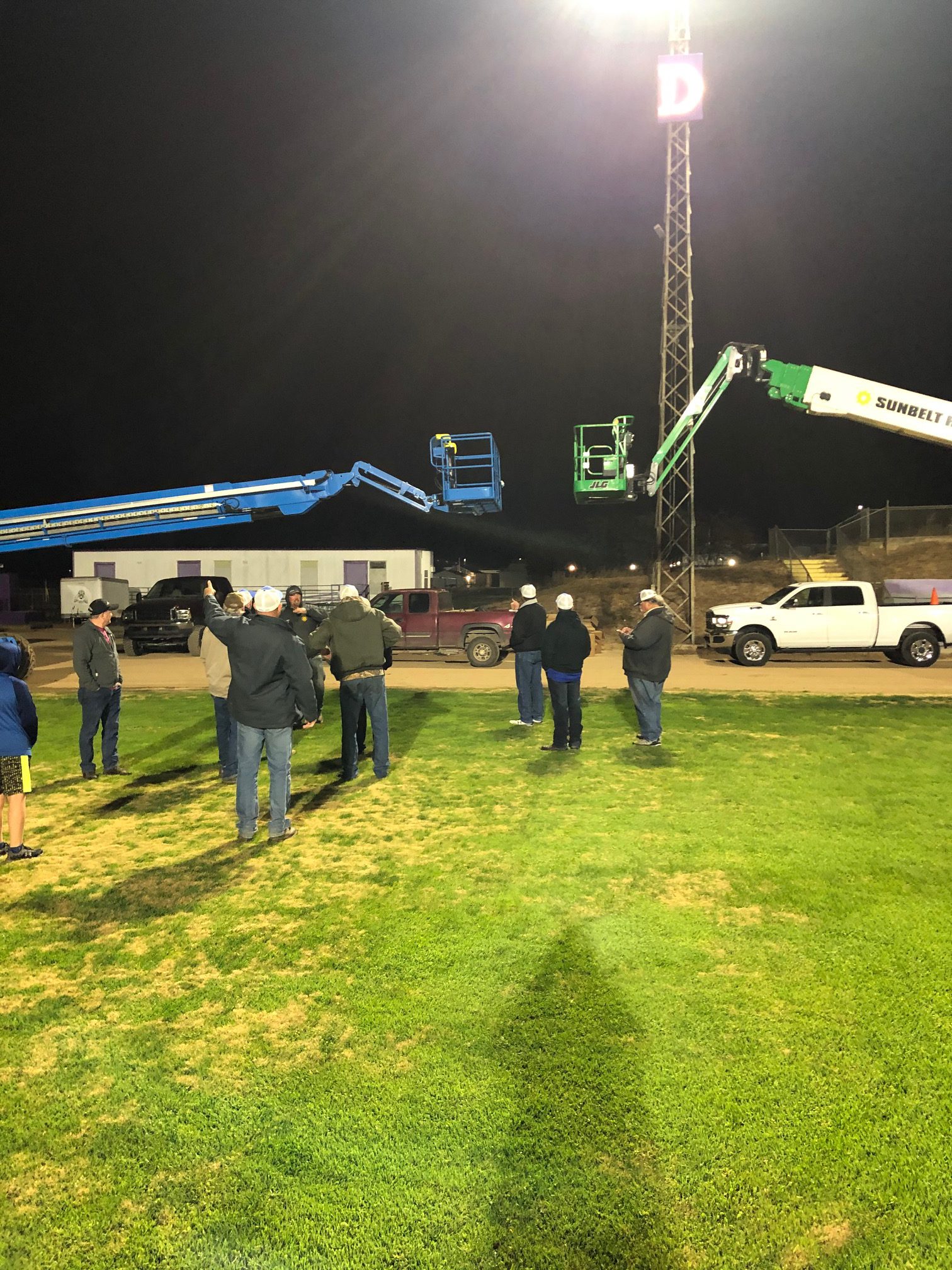 Denair Lions Club Installs New Lights at Jack Lytton Stadium