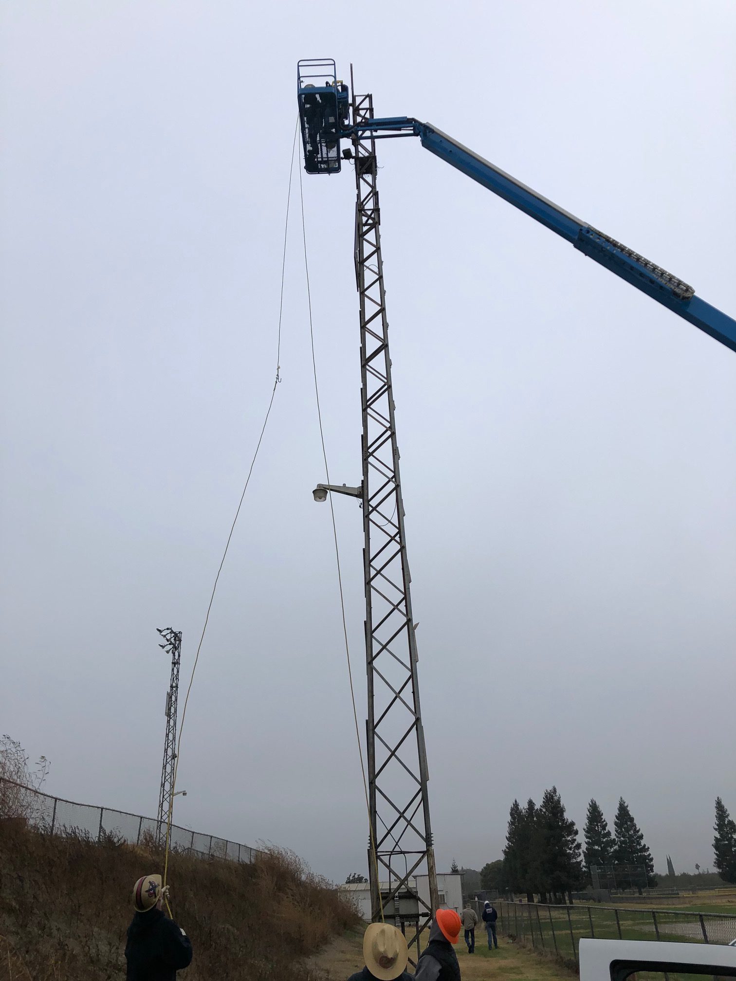 Denair Lions Club Installs New Lights at Jack Lytton Stadium